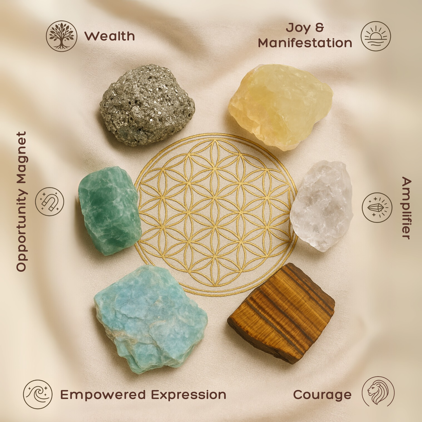 Abundance Crystals Selection