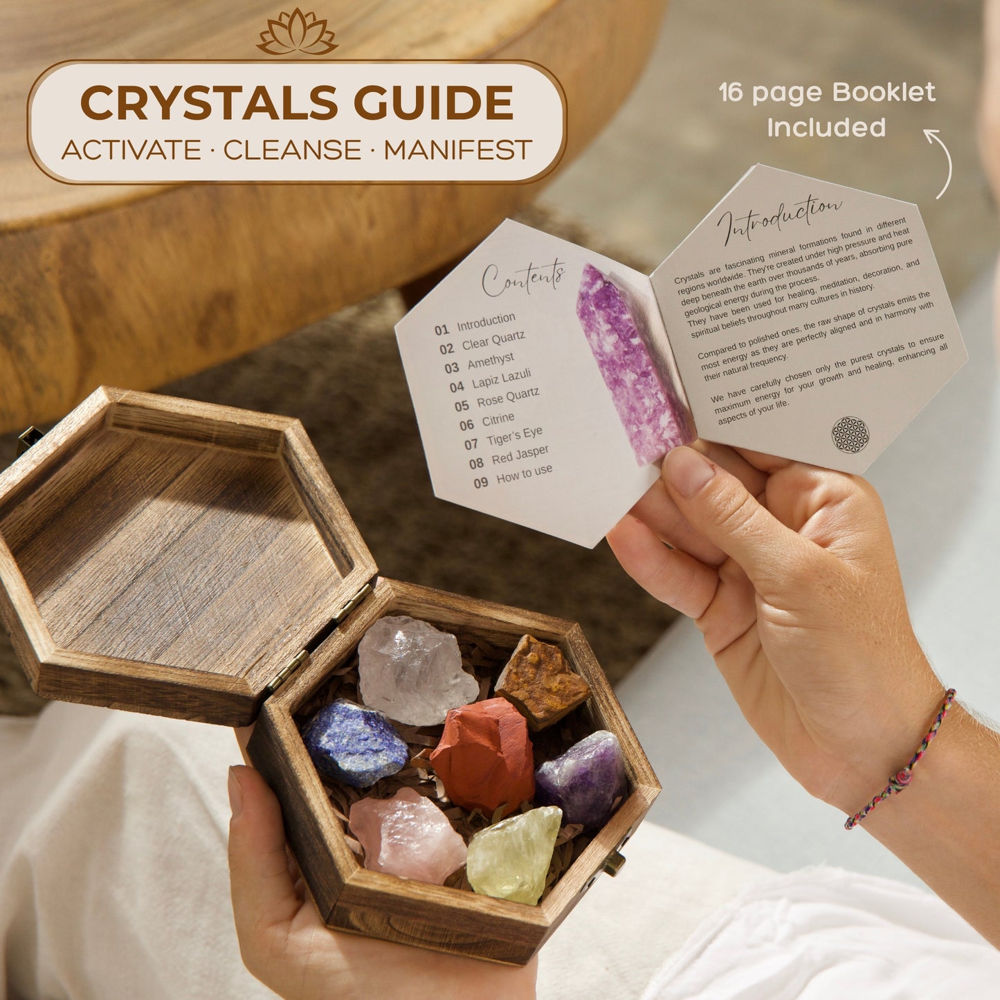 7 Chakras Healing Crystals Collection