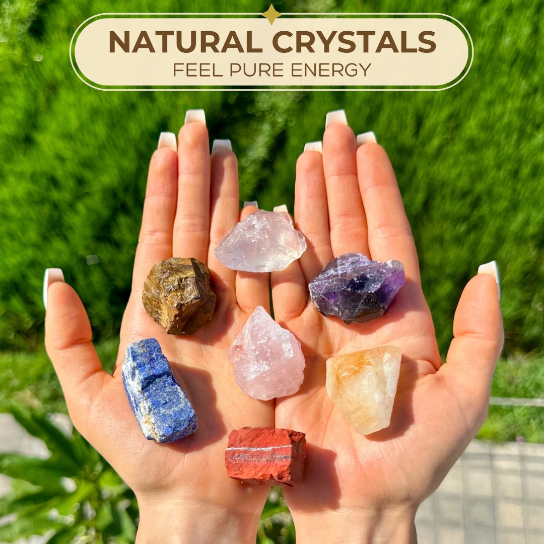 7 Chakras Healing Crystals Collection