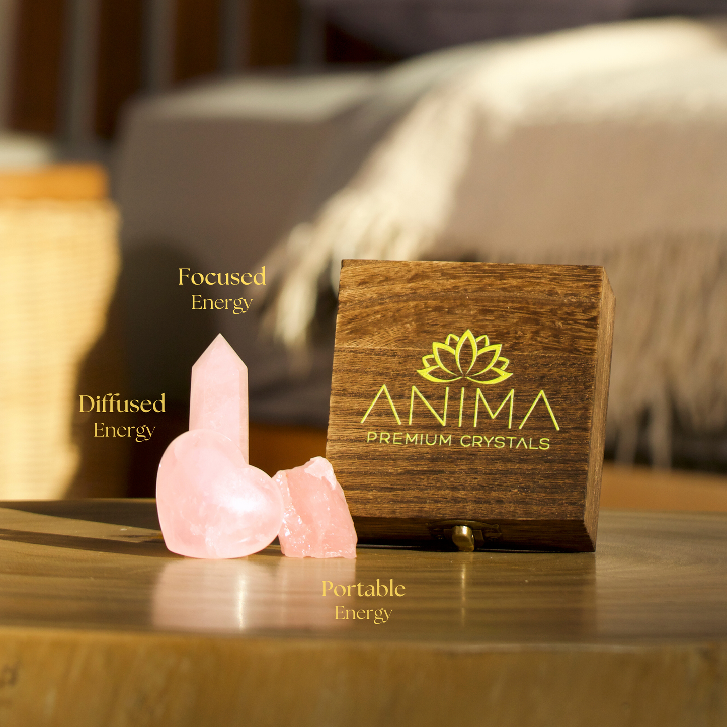 Rose Quartz Crystal Collection