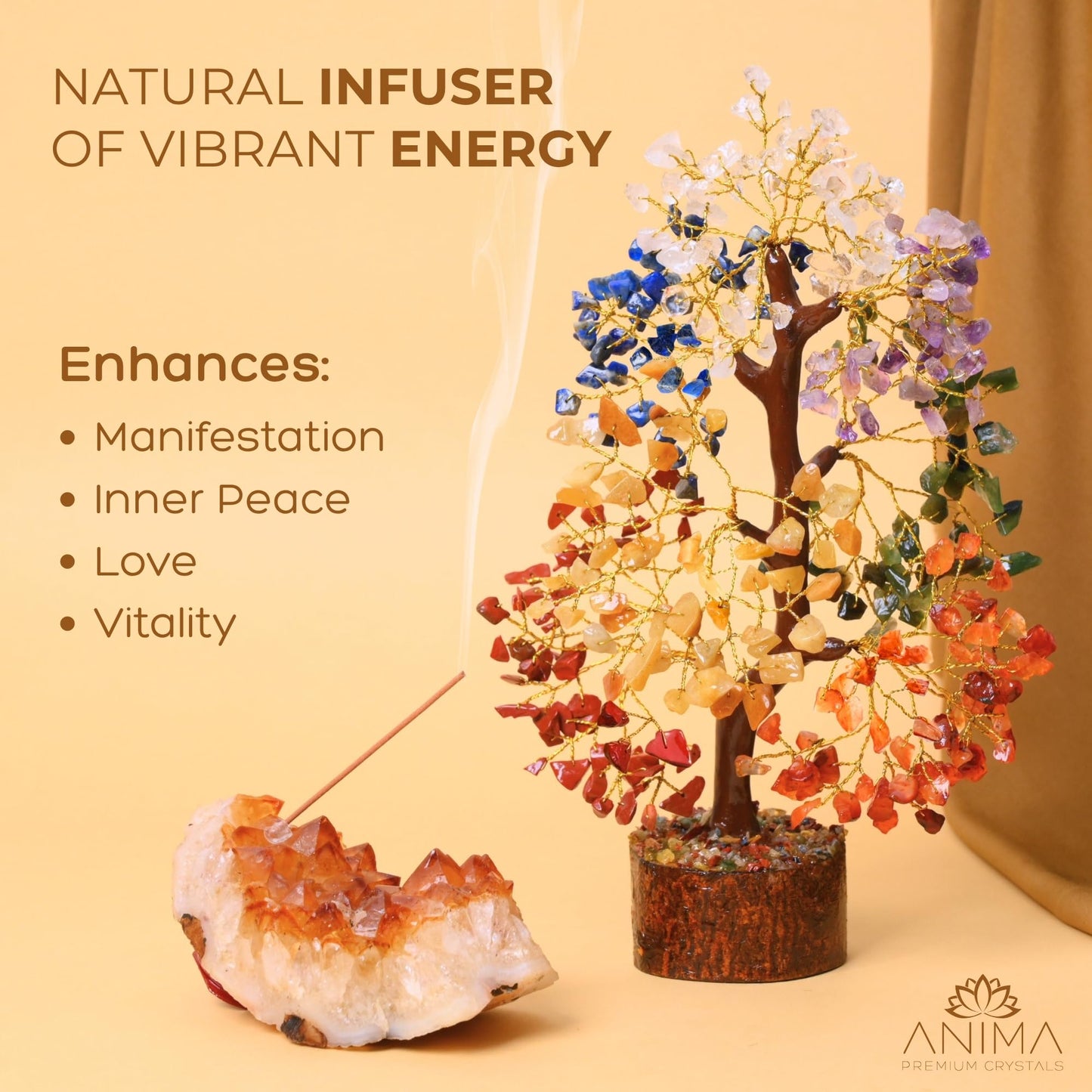 7 Chakra Crystal Tree of Life